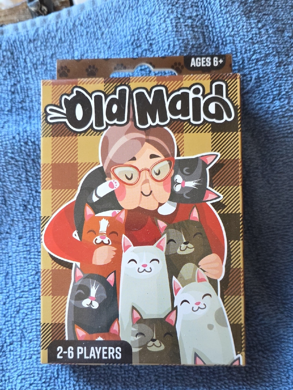 Old Maid Card Game - Cat Design (Brown) Age 6